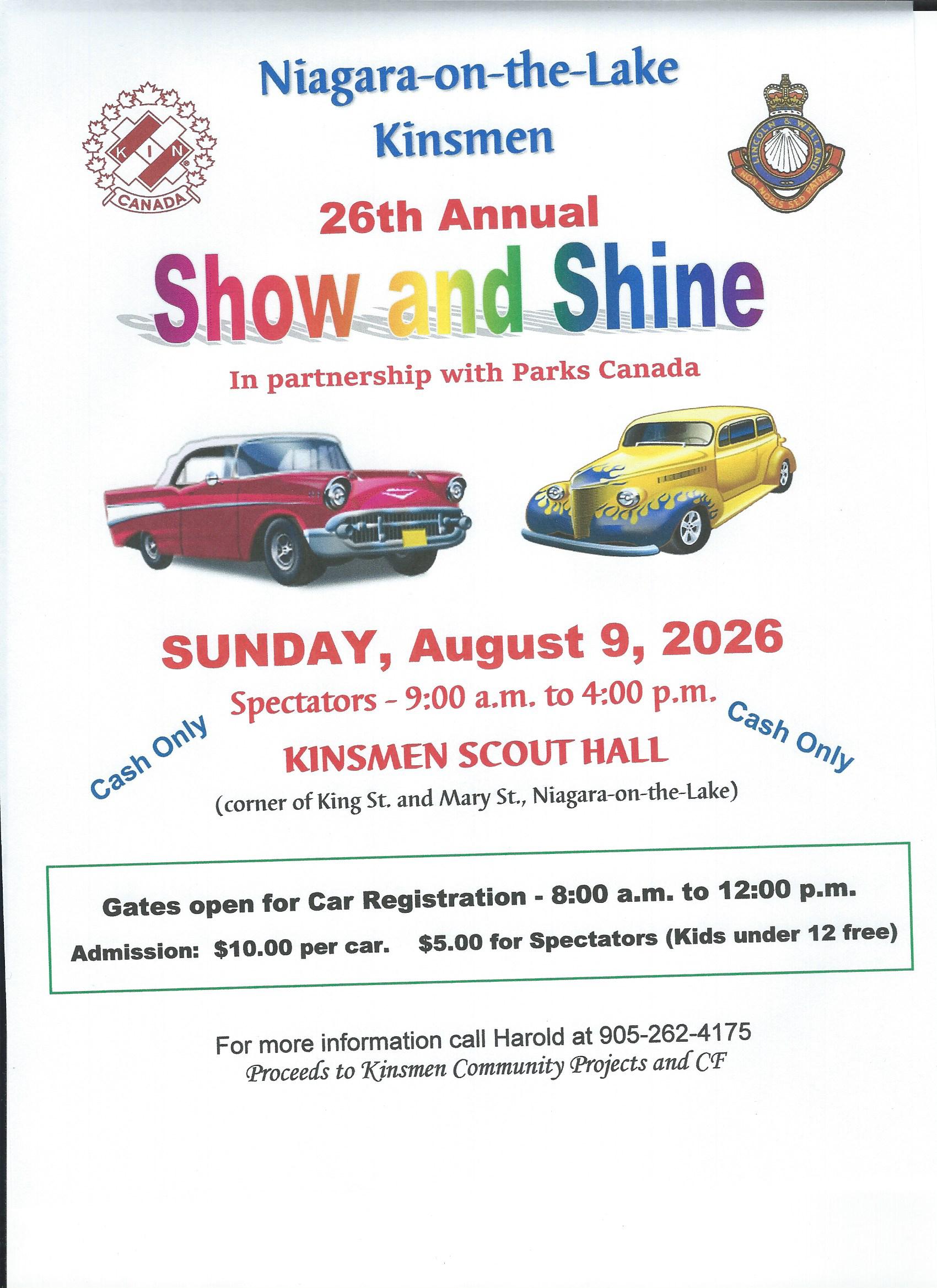 2026 Car Show Poster